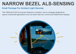 Narrow Bezel ALS Sensing